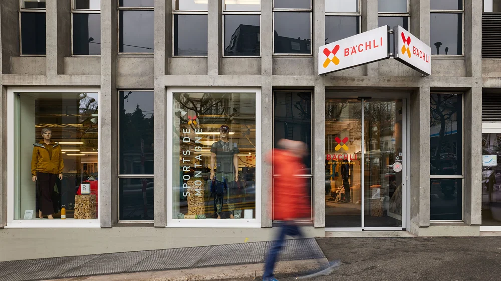 Eingang Filiale Lausanne