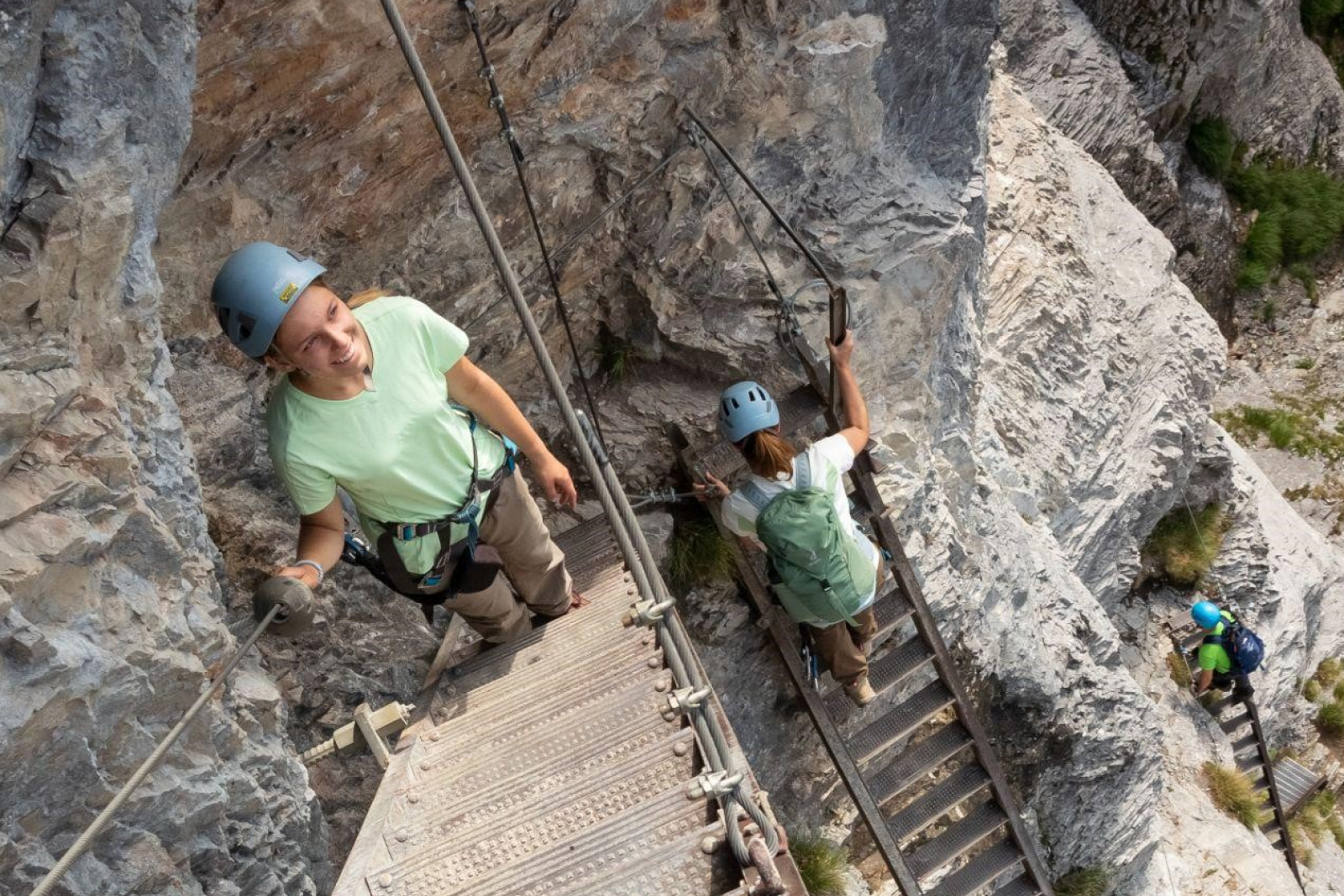 Klettersteige für die ganze Familie Bächli Bergsport