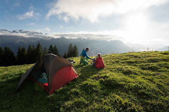 Der grosse Guide fr erholsame Zeltnchte in den Bergen Bchli Bergsport