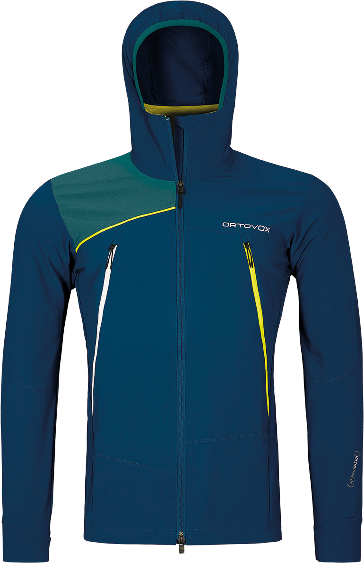 Skitouren Bekleidung Softshelljacke Herren Skitour ORTOVOX PORDOI