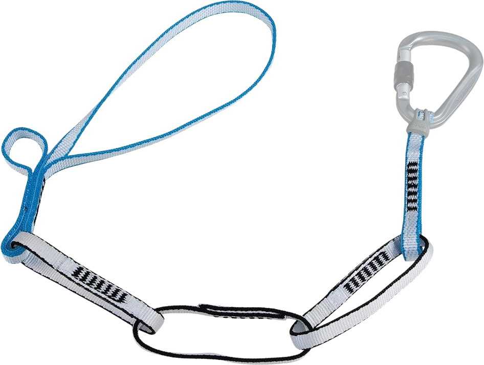 NYGGTYK Lot De 2 Sangles En Nylon Pour Escalade, Alpinisme, Camping Et Randonnée – 60 Cm, Solides Et Légères (gris)