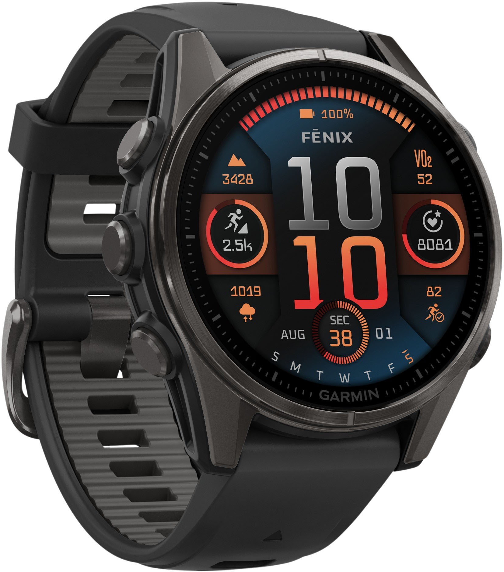 Garmin Fenix 43mm Amoled Sapphire Orologi Bächli Sport di Montagna