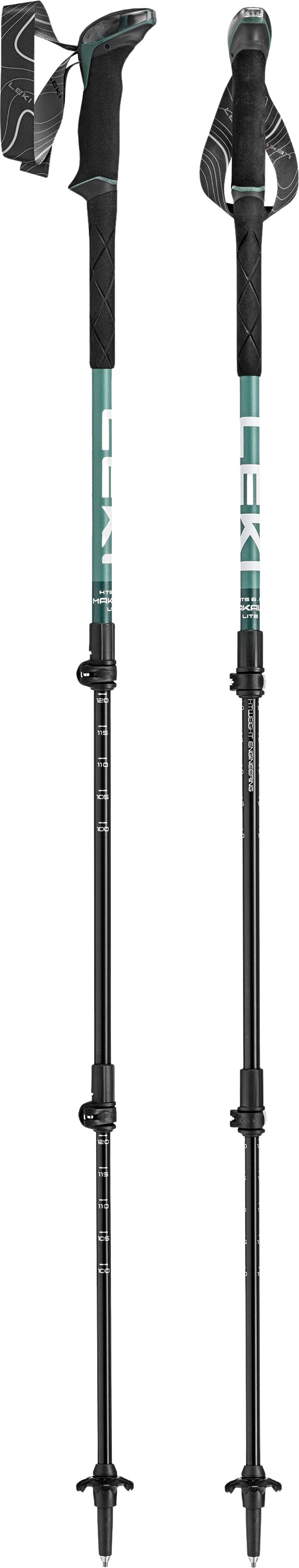 BIA Reinhold Carbon - Bastoncini Da Trekking Ultraleggeri In Carbonio 220g - Telescopici 115-135 Cm Con Accessori
